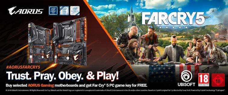 GIGABYTE AORUS Z370 Far Cry 5